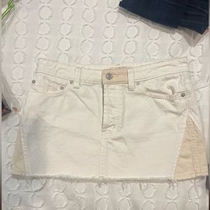 We the Free white mini skirt size 27